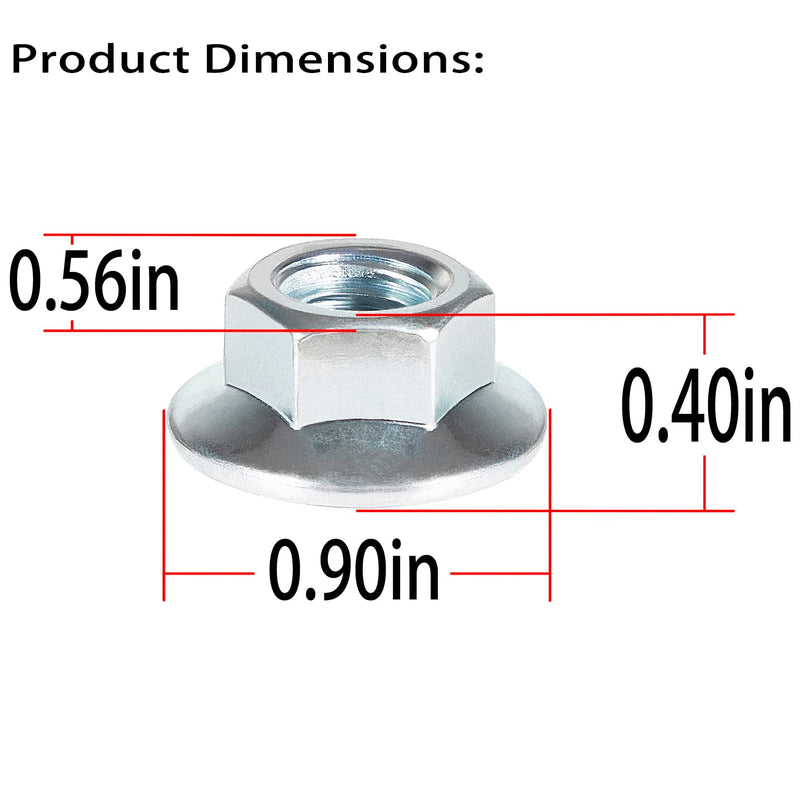 Load image into Gallery viewer, Lock Nuts Ten Piece Set M142955 For John Deere 2025 4210 GT322 GX255 LA150 LX280 S240 X115R X300 XUV825 Z225 from MyMROmarts
