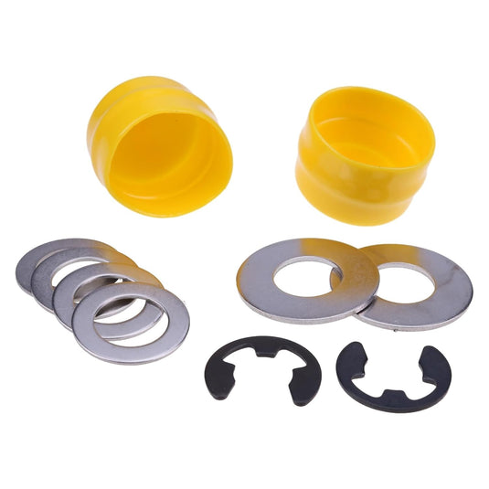 10PCS Front Wheel Axle Hardware Kit M143338 GX21931 Compatible with John Deere D100 D105 D110 D120 D130 D140 D150 X110 X120 X125 X140 X145 X165 X305 X310 X320 X340 LT133 LT150 LT155 Tractors from MyMROmarts