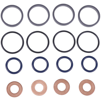 Fuel Injector Seal Kit 1J770-53490 1J864-53620 0481405110 1J770-53260 for Kubota M6060HD M7060HD M7060HFC KX057-4 KX080-4 U55-4 SVL75-2 SVL75-3 SSV65PC - Hydraulic Parts > Hydraulic Seal Kits from MyMROmarts