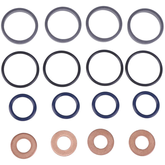 Fuel Injector Seal Kit 1J770-53490 1J864-53620 0481405110 1J770-53260 for Kubota M6060HD M7060HD M7060HFC KX057-4 KX080-4 U55-4 SVL75-2 SVL75-3 SSV65PC - Hydraulic Parts > Hydraulic Seal Kits from MyMROmarts