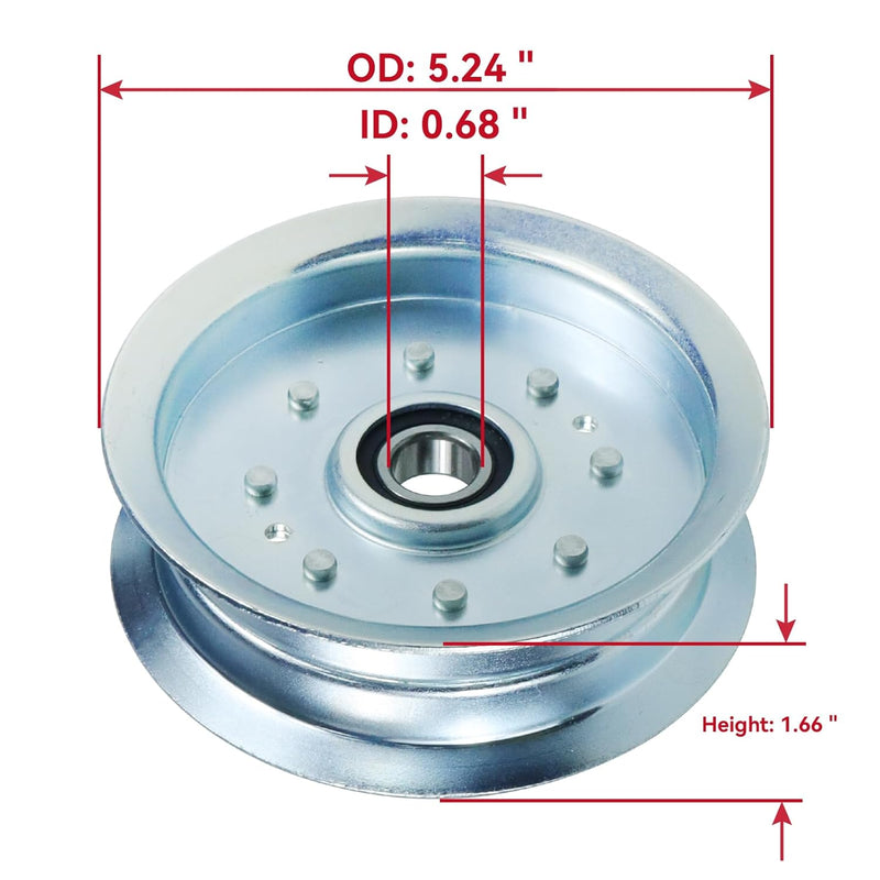 Load image into Gallery viewer, GY20067 Idler Pulley with GY20629 Pulley Replaces John Deere GY22172, GY22082, GY20110, AUC17621, 756-05034 for John Deere L110 L120 L130 D110 D130 D140 D150 LA105 LA145 LA150 Tractors from MyMROmarts
