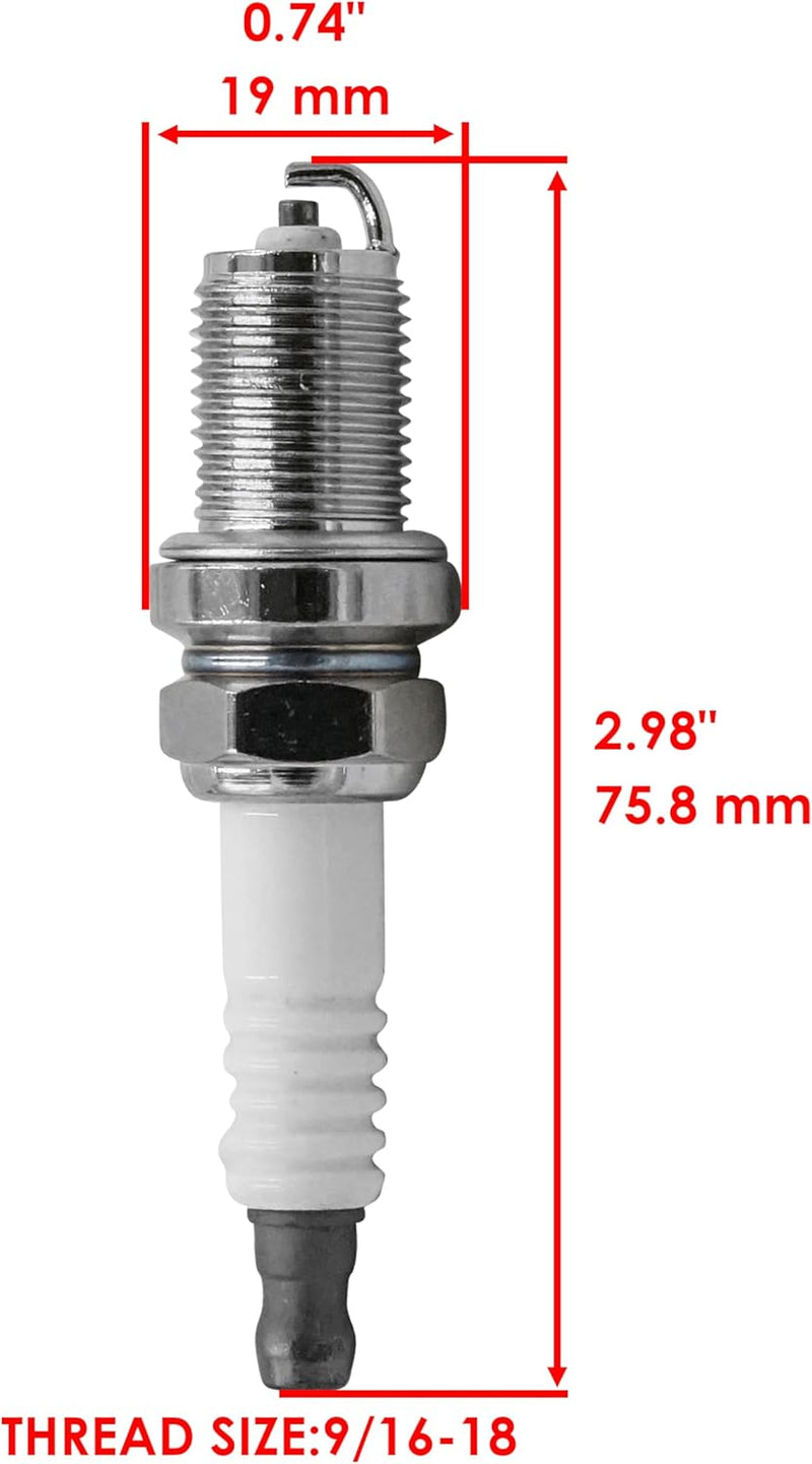 Załaduj obraz do przeglądarki galerii, Copper Plus Spark Plug Compatible with John Deere D100 D105 D110 D120 D125 D130 D140 D150 D160 D170 LA100 LA105 LA110 LA115 LA120 LA125 LA135 LA140 LA145 X106 X107 X110 X117R X120 X125 X126 x2 from MyMROmarts
