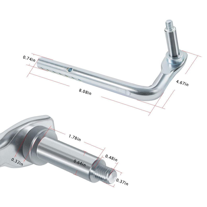 Load image into Gallery viewer, Mower Deck Gage Left Hand Rear Gauge Wheel Arm AM138220 AM136329 For John Deere X300 X304 X320 X324 X340 X360 X500 X520 X530 X534 X540 X590 Series 48C &amp; 54C from MyMROmarts
