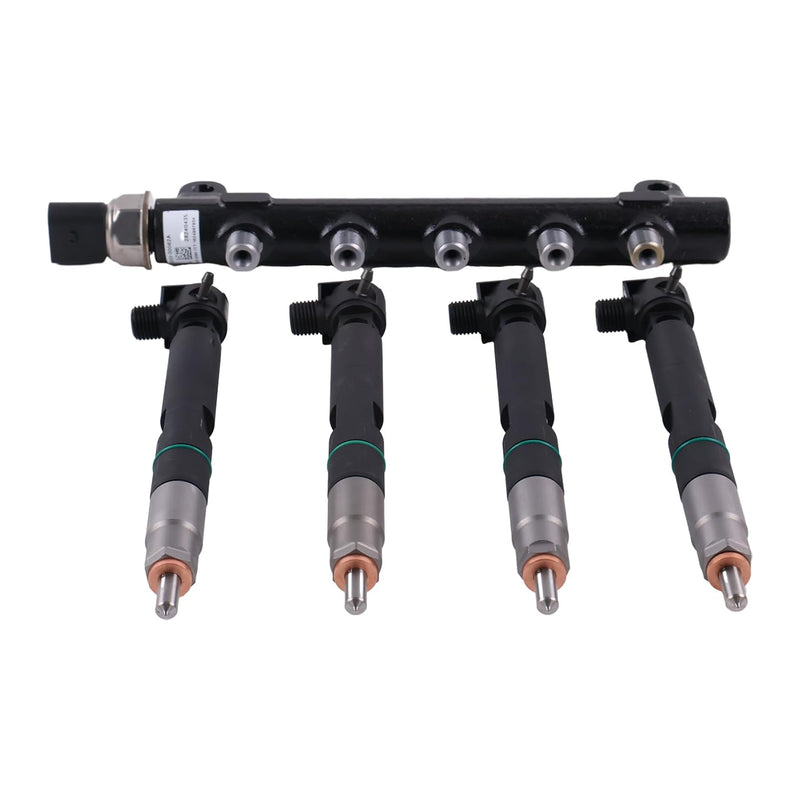 Load image into Gallery viewer, 4X Fuel Injectors 400903-00074D 7275454 28337917 &amp; 1X Common Rail 28240435 7030409 150120-00062A For Bobcat Skid Steers S450 S510 S550 S570 S590 S595 S630 S650 Doosan D24 Engine - Engine Parts &gt; Fuel System &gt; Fuel Injector from MyMROmarts
