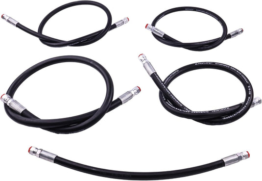 Hydraulic Hose Kit 16&quot; 36&quot; 42&quot; 38&quot; 42&quot; Compatible with Fisher Xtreme V Snowplow 1/4'' 3/8'' Receiver from MyMROmarts