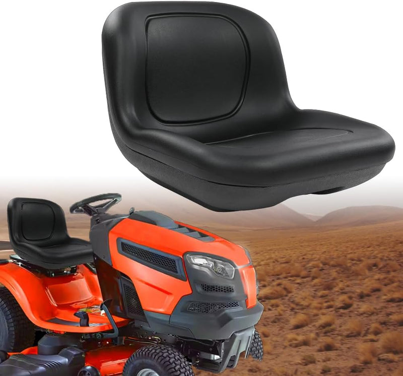 Cargue la imagen en el visor de la galería, Black Tractor Seat Compatible with Husqvarna RZ3016 RZ4219 RZ4621 RZ46i RZ5426 RZ4824 532439822 from MyMROmarts
