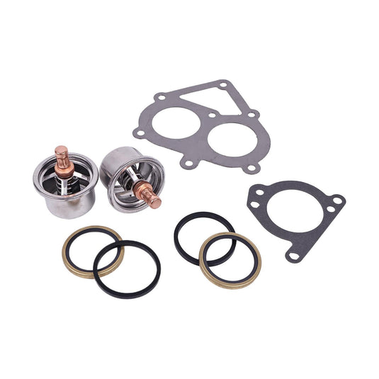 Thermostat and Gasket Kit 2477133 247-7133 4N-1156 3S-9643 139-3550 for Caterpillar C-15 C15 3406 Engine from MyMROmarts
