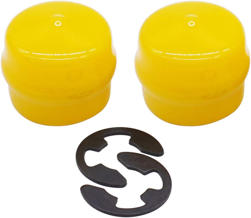 Load image into Gallery viewer, R27434 M143338 Tractor Axle Cap &amp; Snap Ring Kit,Wheel Bearing Cap with E-Clip Ring Compatible with John Deere 102 105 115 125 145 D110 D120 D125 D130 E170 E180 2 Packs from MyMROmarts
