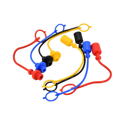 8Pack Hydraulic Quick Coupler Dust Cap & Plug Set For John Deere 1/4 Replaces Dust Cap M132021 M132022 M132024 M70728 W53375 W53376 W53373 W53374 Plug M132034 M132031 W53382 W53383 W53385 W53387 - Hydraulic Parts > Hydraulic Coupler from MyMROmarts