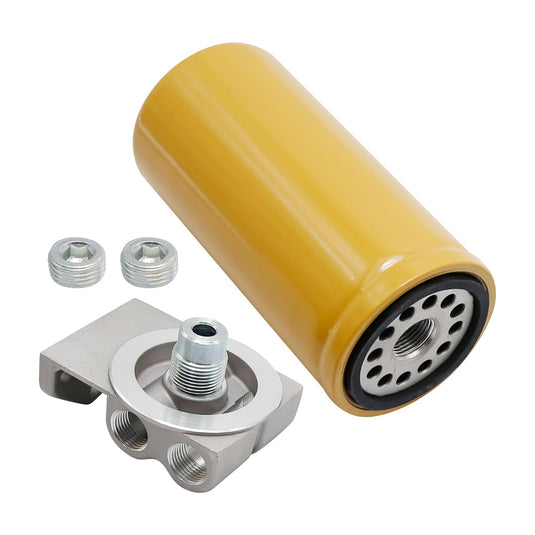 Fuel Filter Tool Kit 1R-0750 & 1R-0749 24770 for CAT C7/C9 engines | 1/2" NPT Diesel Remote Mounting Base | Replacement for CAT Filter Housing | Complete Replacement Kit - Engine Maintenance Parts > Fuel Filter from MyMROmarts