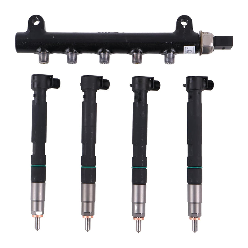 Load image into Gallery viewer, 4X Fuel Injectors 400903-00074D 7275454 28337917 &amp; 1X Common Rail 28240435 7030409 150120-00062A For Bobcat Skid Steers S450 S510 S550 S570 S590 S595 S630 S650 Doosan D24 Engine - Engine Parts &gt; Fuel System &gt; Fuel Injector from MyMROmarts
