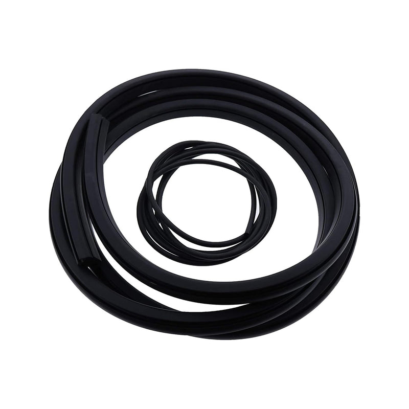 Load image into Gallery viewer, Back Window Glass Kit Seal &amp; Cord 6717874 For Bobcat 751 753 763 773 863 864 873 963 T110 T140 T180 T190 T200 T200 T250 T300 T320 S220 S250 S300 S330 A220 A300 from MyMROmarts
