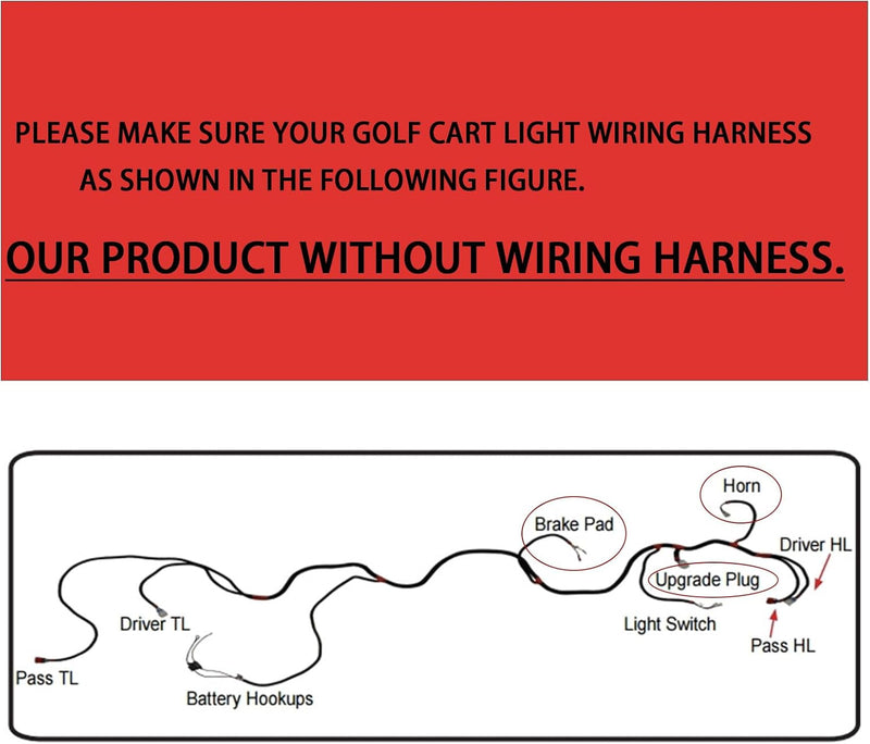 Cargue la imagen en el visor de la galería, Halogen Headlights for 1993 Up Club Car Ds Passenger and Driver Side Factory Style OEM 101988002 101988001 Replace 12V Head Lights Kit Assembly from MyMROmarts
