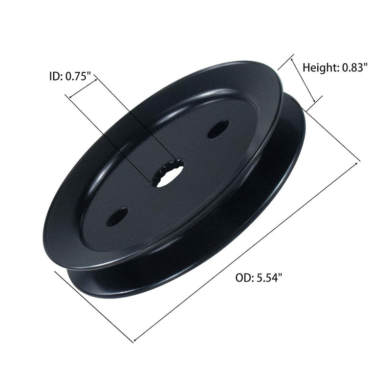 Load image into Gallery viewer, Spindle Assembly AM144377 AM124498 with M131814 Pulley for John Deere X320 X304 X360 X520 X530 X540 X590 GX255 GX335 Lawn Tractors from MyMROmarts
