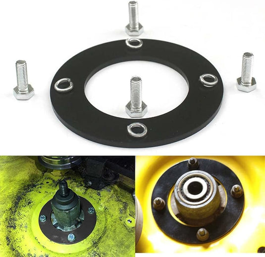 3 Pcs 3/16" Deck Spindle Reinforcement Ring for John Deere D100 D110 D120 D130 D140 D160 LA105 LA165 X110 X120 X140 Plate Steel with Bolts Mower from MyMROmarts