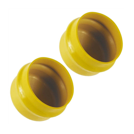 Front Wheel Bearing Hub Caps M143338 for John Deere 105 115 125 135 145 155C 190C D100 D105 D110 D120 D125 G100 G110 GT235 GT245 SST15 SST16 X300 X304 X320 Models from MyMROmarts