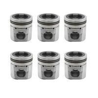 6 Pcs Piston 3948465 for Cummins 6BT ISB QSB 5.9L - Engine Parts > Crankshafts & Connecting Rod Components > Piston from MyMROmarts