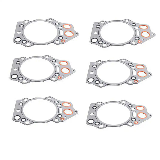 6 pcs Engine Cylinder Head Gasket 6210-17-1813 for Komatsu Engine 6D140 S6D140 - Engine Maintenance Parts > Cylinder Head Gasket from MyMROmarts