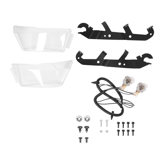 Grille and Headlights Front Headlamp Lights Head lights M168888 For John Deere X300 X304 X310 X320 X350 X370 X384 X394 from MyMROmarts