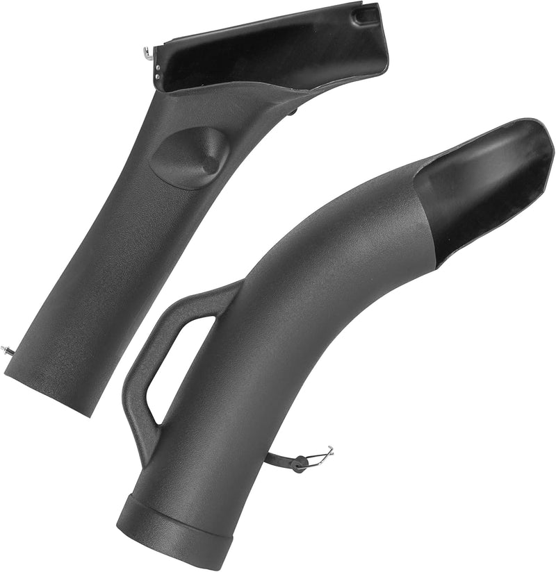 Load image into Gallery viewer, Upper &amp; Lower Discharge Chute Compatible with John Deere 102 105 115 125 135 D110 D120 L100 L105 L107 L108 L110 L111 L118 LA100 LA110 LA120 X110 X120 X125 X145 GY20423 GY20159 GX20398 from MyMROmarts
