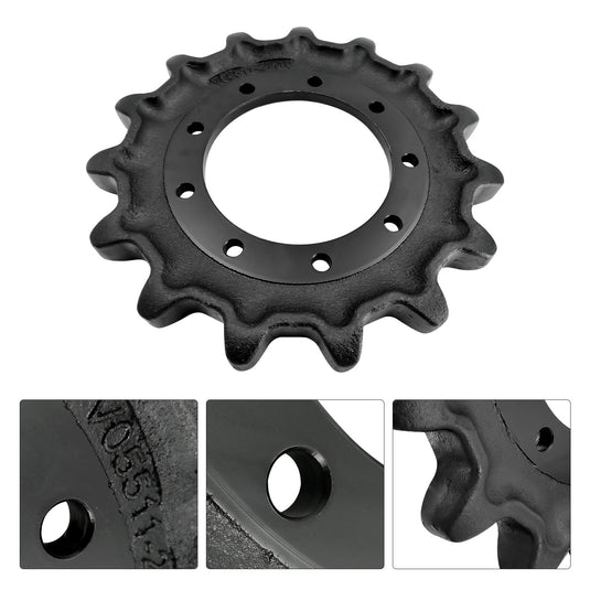 Drive Sprocket V051121110 V0511-21110 for Kubota SVL 65-2 SVL 65-2C SVL 75 SVL 75-2 SVL 75C SVL 75-2C - New Track Loader Sprocket 9 Bolt Holes 15 Teeth - Undercarriage Parts > Travel System Parts > Sprocket from MyMROmarts