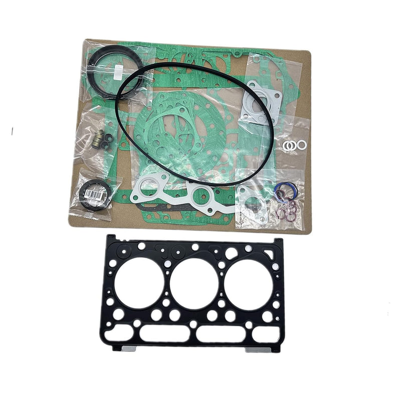 Load image into Gallery viewer, D1503 Full Gasket Kit w/ Cylinder Head Gasket 1G720-03310 for Kubota D1503 Engine Tractor L2900 L3000 L3010 L3130 Excavator KX91-3 U35 Loader R420 R420S
