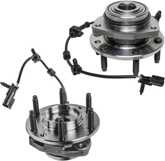 2 Front Wheel Bearing Hubs for Chevy Trailblazer EXT GMC Envoy XL XUV Buick Rainier Saab 9-7X Isuzu Ascender Bravada [w/ABS] Wheel Bearing and Hubs Assembly Replacement from MyMROmarts