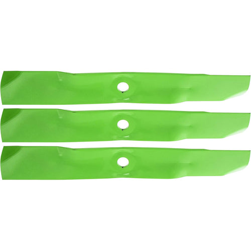 3PCS Mower Blade Set M143520 UC22010 for John Deere LX280 Z425 Z45 1025R 2210 54C Decks (Medium Lift) - Mower Blades from MyMROmarts