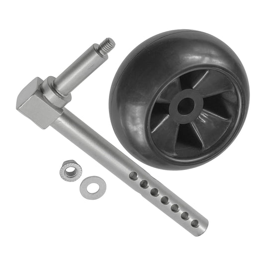 48in Deck Gauge Wheel with Arm Front Right FS600V-BS21 AM136327 For John Deere X300 X304 X310 from MyMROmarts