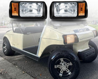 Halogen Headlights for 1993 Up Club Car Ds Passenger and Driver Side Factory Style OEM 101988002 101988001 Replace 12V Head Lights Kit Assembly from MyMROmarts