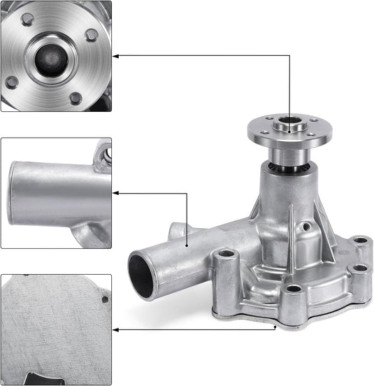 Engine Water Pump MM409302 MM409303 MM433424 for Mitsubishi Tractor S4L S3L D1450 D1550 D1650 Case IH 234 235 244 245 - Engine Parts > Cooling System > Engine Water Pump from MyMROmarts
