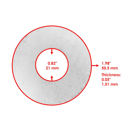 2X Washer 24H1407 For John Deere 744H CP690 CP770 CS770 RSX850 X300R from MyMROmarts
