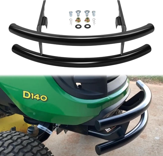 Front Bumper Guard Compatible with John Deere 100 Series 102 115 125 135 145 155C 190C D100 D110 D120 Lawn Tractor Brush Guard from MyMROmarts