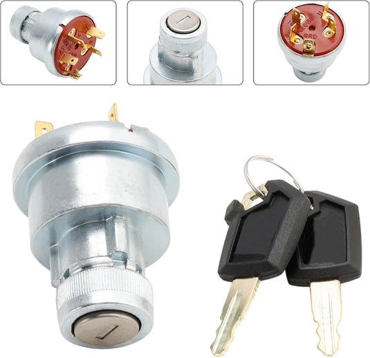Start Ignition Switch w/Key 163-2659 3E-7341 110-7883 for Caterpillar 416B TH63