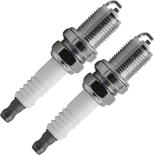 Copper Plus Spark Plug Compatible with John Deere D100 D105 D110 D120 D125 D130 D140 D150 D160 D170 LA100 LA105 LA110 LA115 LA120 LA125 LA135 LA140 LA145 X106 X107 X110 X117R X120 X125 X126 x2 from MyMROmarts