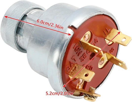 Start Ignition Switch w/Key 163-2659 3E-7341 110-7883 for Caterpillar 416B TH63