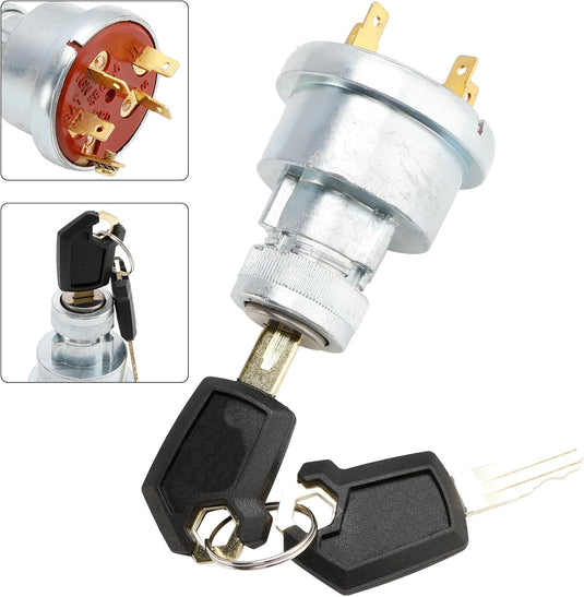 Start Ignition Switch w/Key 163-2659 3E-7341 110-7883 for Caterpillar 416B TH63