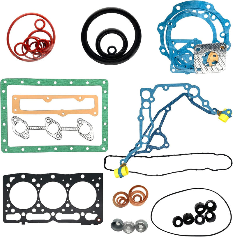 Załaduj obraz do przeglądarki galerii, D1105 Cylinder Head with Valve&amp;Full D1105 Head Gasket Kit for Kubota D1105 Compatible with B26 B7610 F2880 FZ2400 RTV1140CPX RTV1100MCW from MyMROmarts

