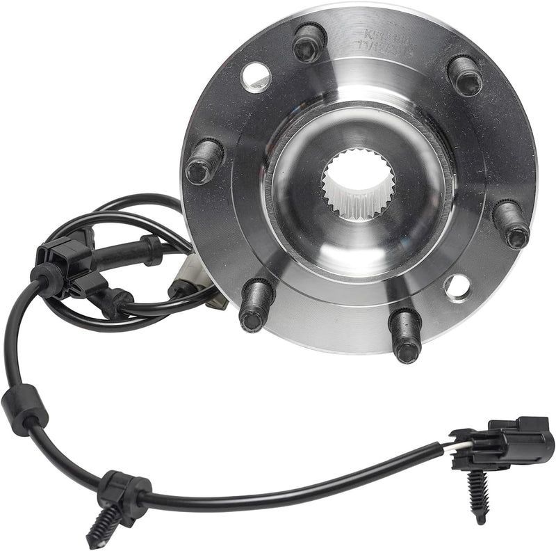 Load image into Gallery viewer, 2 Front Wheel Bearing Hubs for Chevy Trailblazer EXT GMC Envoy XL XUV Buick Rainier Saab 9-7X Isuzu Ascender Bravada [w/ABS] Wheel Bearing and Hubs Assembly Replacement from MyMROmarts
