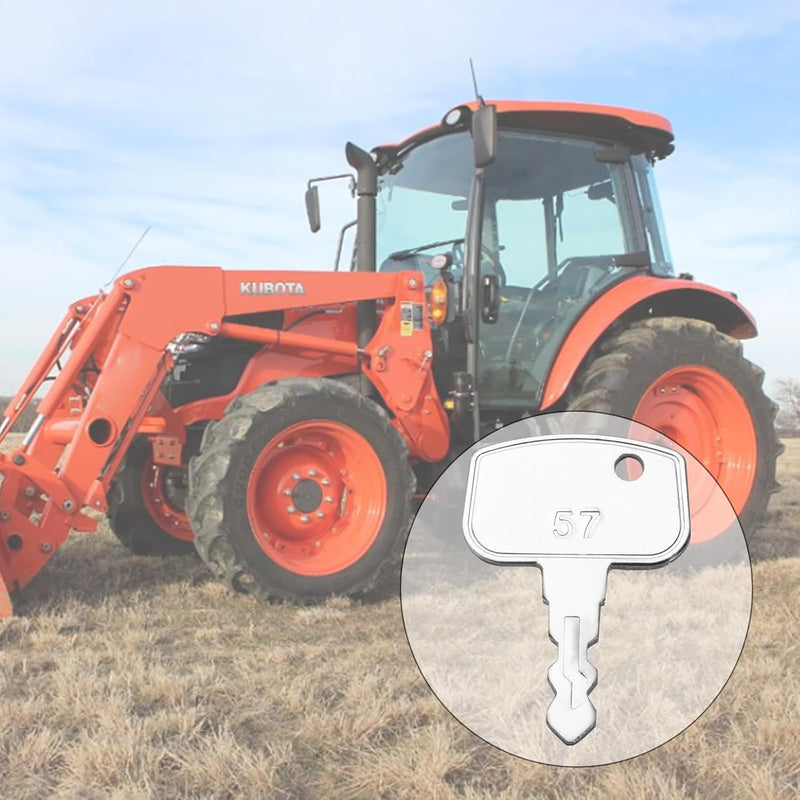 Load image into Gallery viewer, Ignition Keys 68920, 10 Pack PL501-68920 Kubota Keys For Cart Truck Kubota Tractor Loader RTV900 RTV500 BX1850, SVL90 SVL75 - Body Parts &gt; Cab External parts &gt; Cab Key from MyMROmarts
