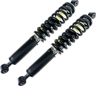 2 Rear Coilover Shock Absorbers compatible with Bobcat 3400, 3400 XL, 3600 and 3650 - see description for exact fitment. For heavy loads, replaces OEM 7308642, 7025449 from MyMROmarts