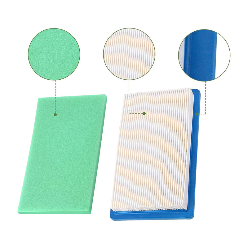 Load image into Gallery viewer, Air filter MIU10998 11013-7017 for Kawasaki FH381V FH430V FH491V series 13HP-15HP Engines John Deere X300 Select Series Lawn Tractors X300 X300R X304 from MyMROmarts
