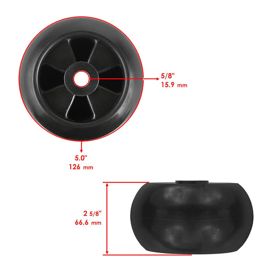 48in Deck Gauge Wheel with Arm Front Right FS600V-BS21 AM136327 For John Deere X300 X304 X310 from MyMROmarts