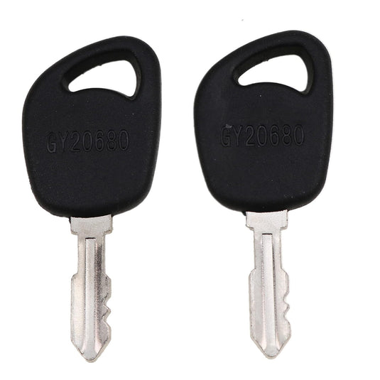2Pcs Ignition Keys GY20680 LVA17264 For John Deere 100 LA LT SST X Series 1026R L100 L110 L108 L111 L118 L120 L130 LA125 LA130 LA135 LT150 LT155 D110 1023E 1025R 1026R 2025R 2026R - Body Parts > Cab External parts > Cab Key from MyMROmarts