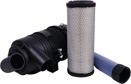Air Filter Assembly 6670851 compatible with Bobcat 325 325C 328 329 425 463 553 553F S70 compatible with Kubota Engine D1105 from MyMROmarts