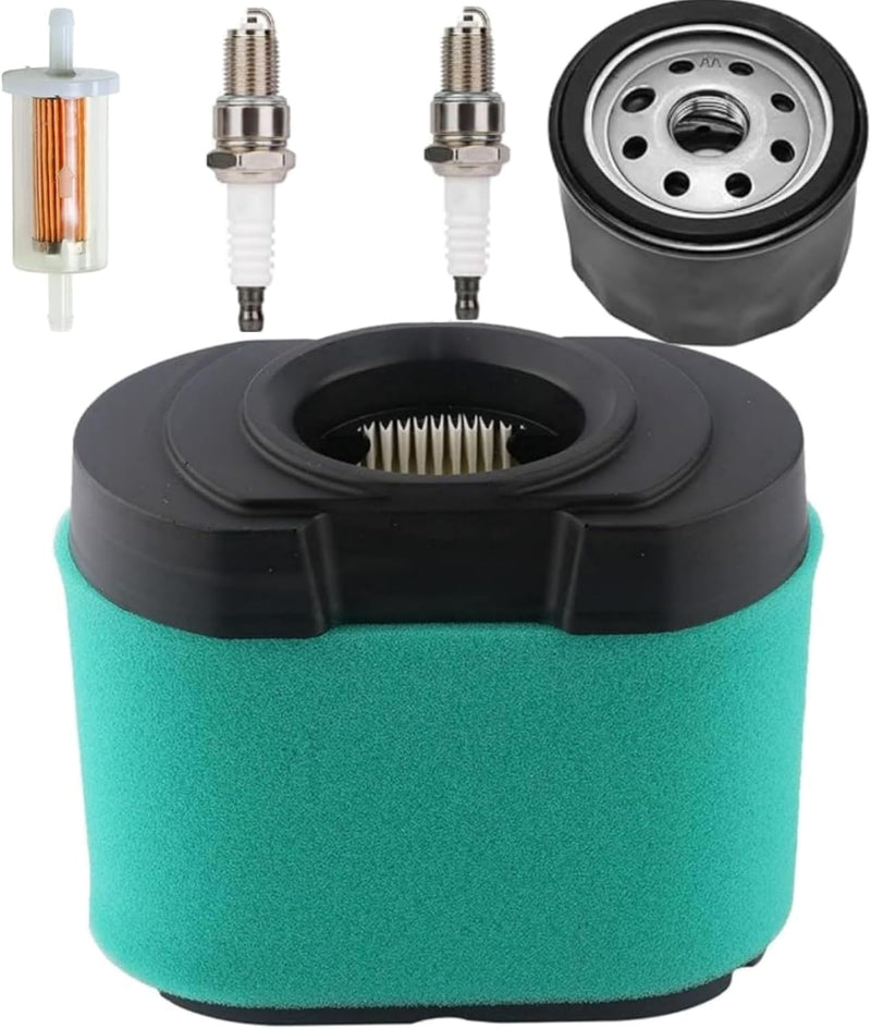 Indlæs billede i Gallery Viewer, 792105 MIU11515 Air Filter 492932 Oil Filter Compatible with Briggs and Stratton 407777 4163205 4163206 445877 445667 593435 593240, for Craftsman Lawn Mower, for John Deere D170 D155 D110 LA165 D160 from MyMROmarts
