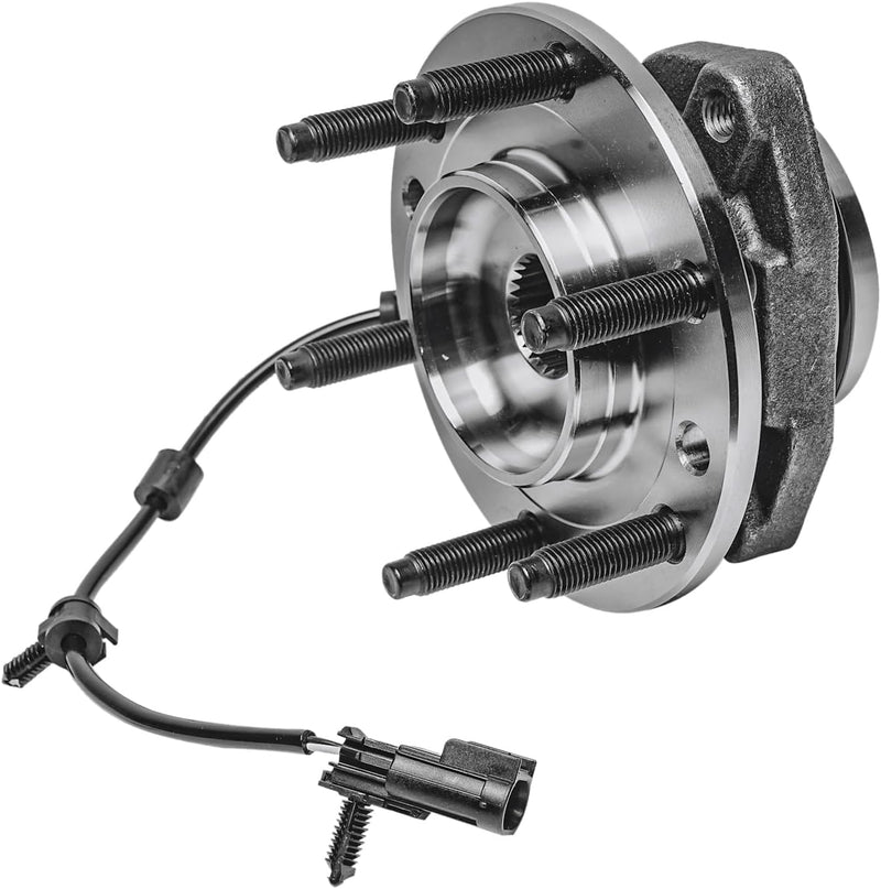 Load image into Gallery viewer, 2 Front Wheel Bearing Hubs for Chevy Trailblazer EXT GMC Envoy XL XUV Buick Rainier Saab 9-7X Isuzu Ascender Bravada [w/ABS] Wheel Bearing and Hubs Assembly Replacement from MyMROmarts
