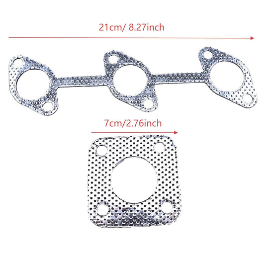 Up/Downstream Exhaust Manifold Muffler Gasket 16261-12350 15263-12370 Compatible with Kubota D905 D1005 D1105 D1105T D1305 Engine from MyMROmarts