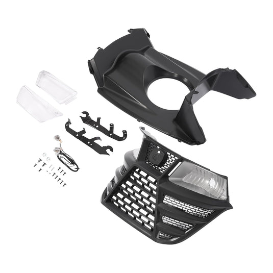 Complete Hood Kit Hood Side Panel Upper Hood Front Grille w/Headlight AUC13489 AUC13490 M168883 M168888 For John Deere X300 X304 X310 X320 X350 X370 X384 X394 from MyMROmarts