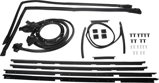 Door Tailgate Weatherstrip Seal Kit, Fit for Chevy El Camino 1978-1987, Fit for GMC Caballero 1978-1987